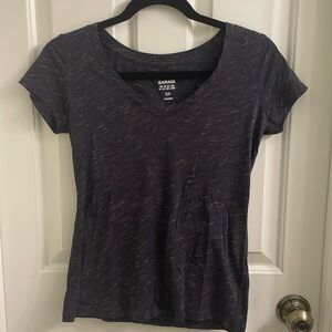 Garage black tshirt with orange accents size medium